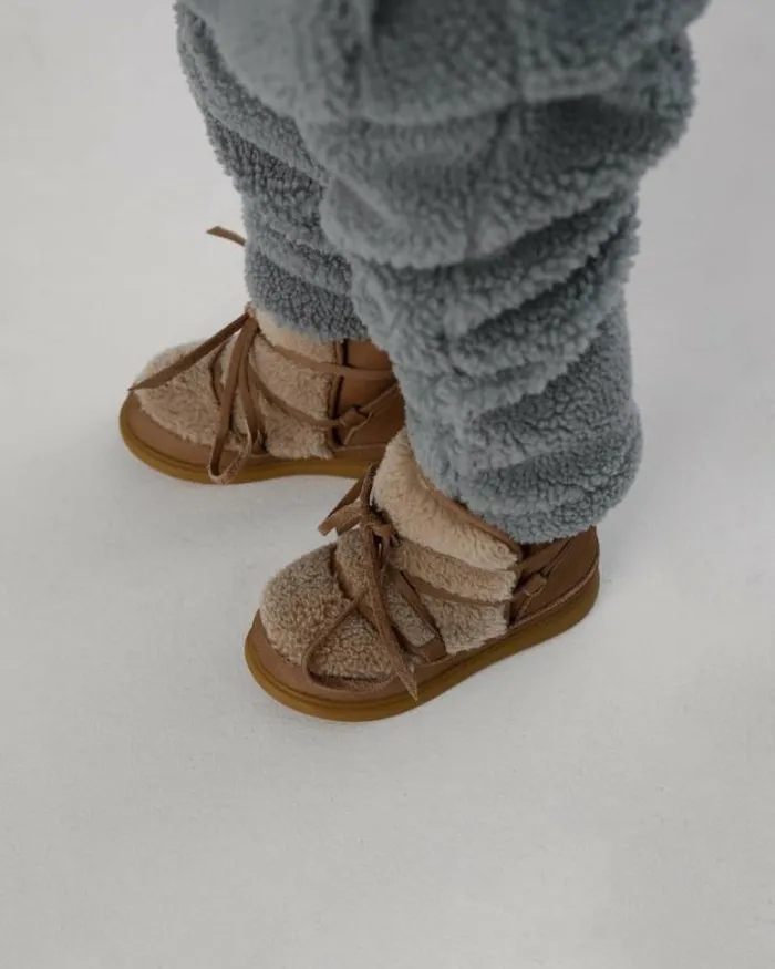 Donsje Amsterdam Toddler Shoes Girls Girls Ceysa Shoes Truffle Nubuck