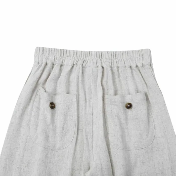 Donsje Amsterdam Trousers and Leggings Girls Lahn Trousers Nature Melange