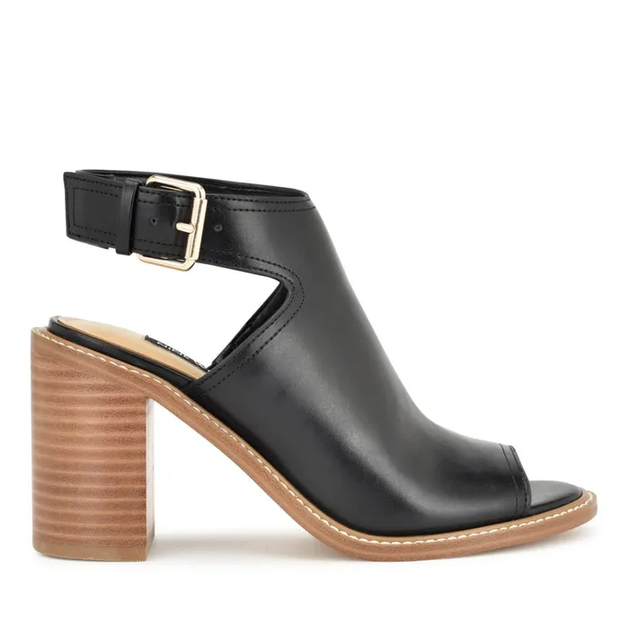 Edward Tailored Sandals Black Women Nine West Sandals