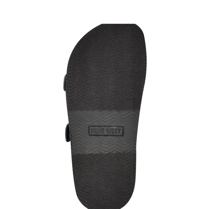 Eleny Buckle Slide Sandals Denim Women Nine West Casual Eleny Buckle Slide Sandals Denim Women Nine West Casual