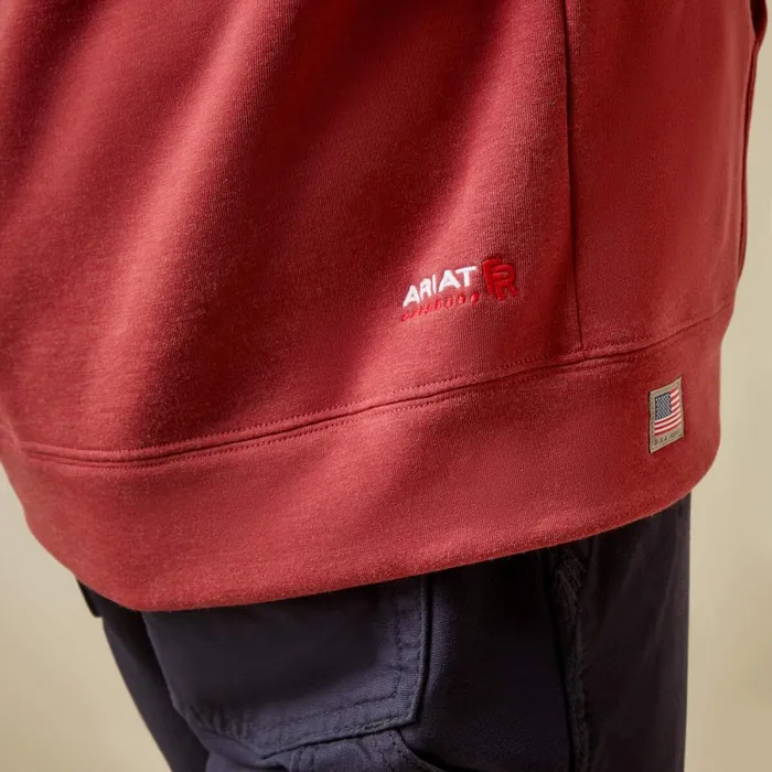 FR Primo Fleece Logo Hoodie Brick Red Men Ariat Sweatshirts and Hoodies FR Primo Fleece Logo Hoodie Brick Red Men Ariat Sweatshirts and Hoodies