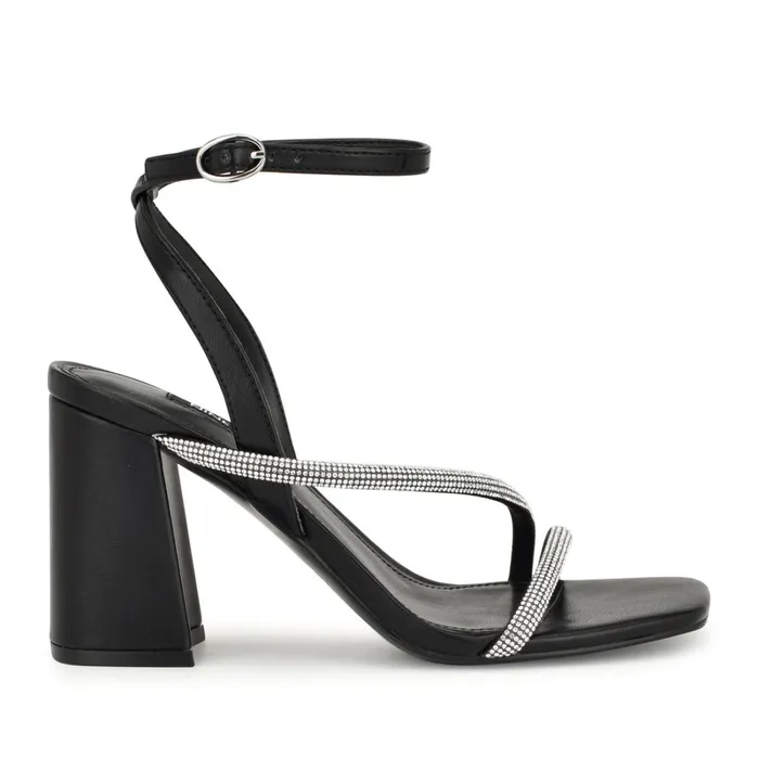 Gaden Ankle Strap Sandals Blackblack Women Nine West Dress
