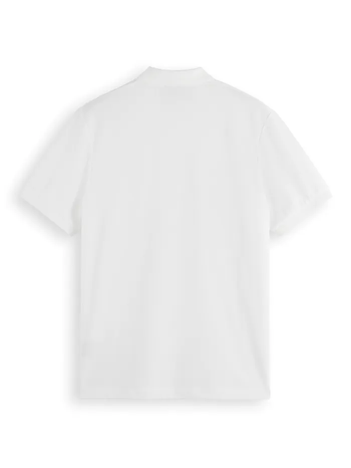 GARMENTDYED SHORTSLEEVED PIQUE POLO Grey Melange Kids Scotch and Soda Polo039s GARMENTDYED SHORTSLEEVED PIQUE POLO Grey Melange Kids Scotch and Soda Polo039s