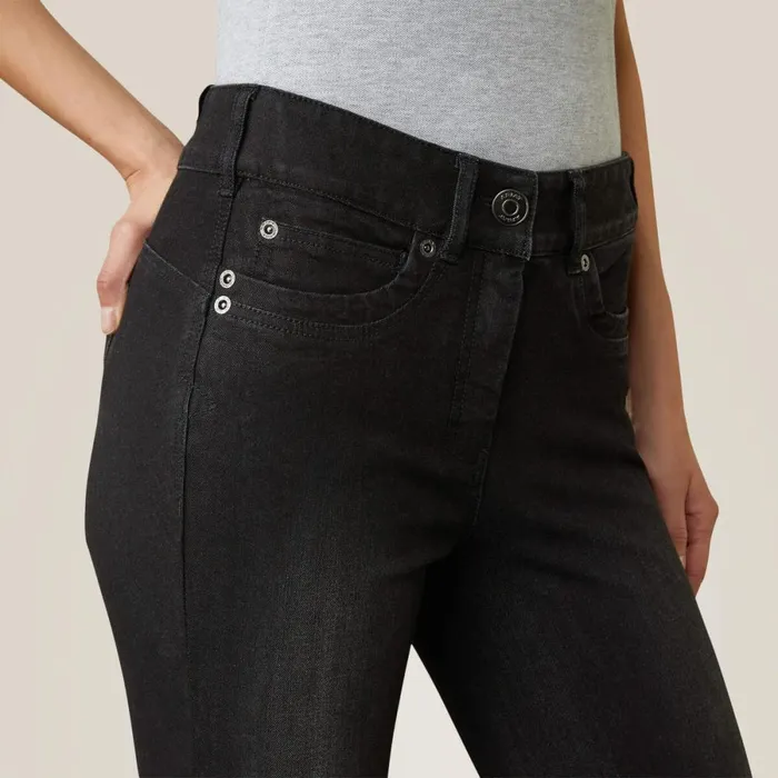 Halo B Denim Knee Patch Breech Black Rinse Women Ariat Pants and Shorts Halo B Denim Knee Patch Breech Black Rinse Women Ariat Pants and Shorts