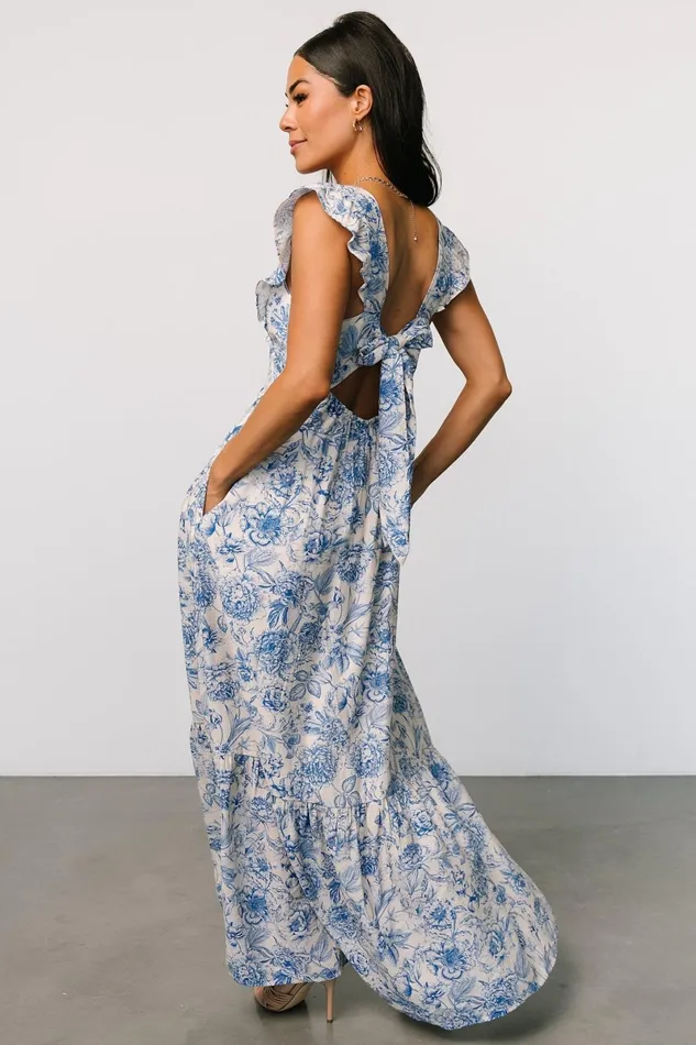 Hampton Maxi Dress Blue Print Women Baltic Born Maxi Dresses Hampton Maxi Dress Blue Print Women Baltic Born Maxi Dresses