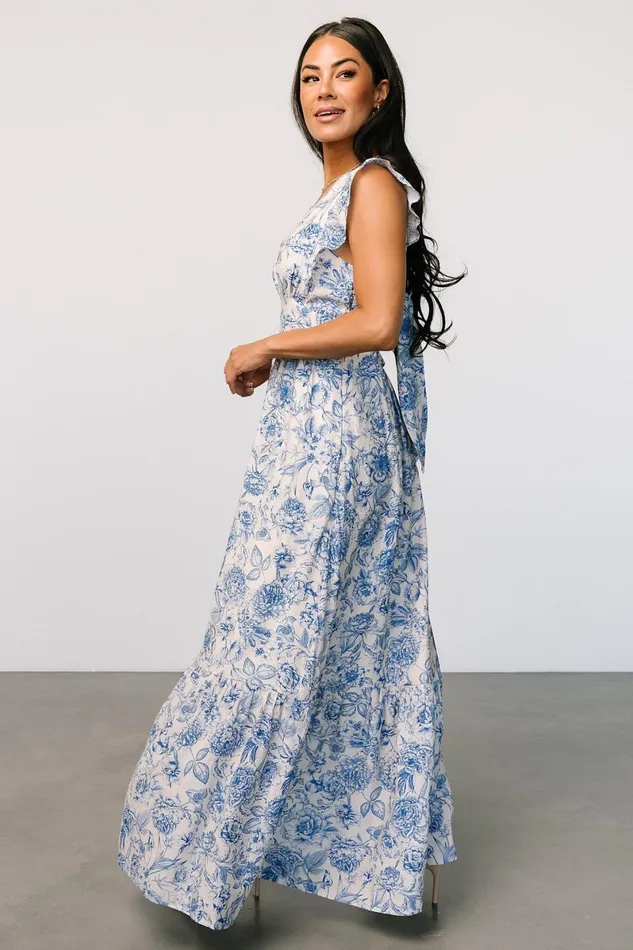 Hampton Maxi Dress Blue Print Women Baltic Born Maxi Dresses Hampton Maxi Dress Blue Print Women Baltic Born Maxi Dresses