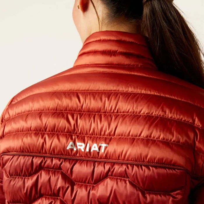 Ideal Down Jacket Iridescent Red Ochreburnt Bri Women Ariat Jackets and Vests Ideal Down Jacket Iridescent Red Ochreburnt Bri Women Ariat Jackets and Vests