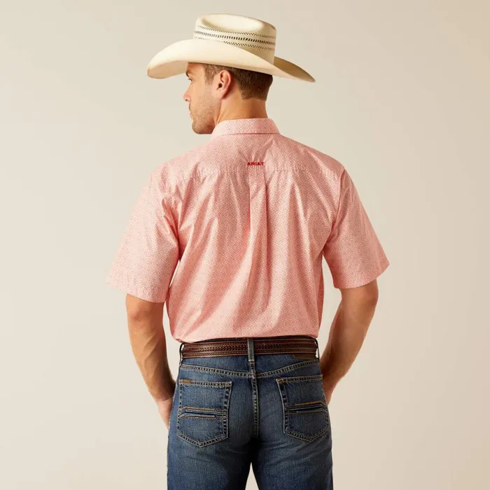 Kamden Classic Fit Shirt Coral Men Ariat Button Down Shirts Kamden Classic Fit Shirt Coral Men Ariat Button Down Shirts