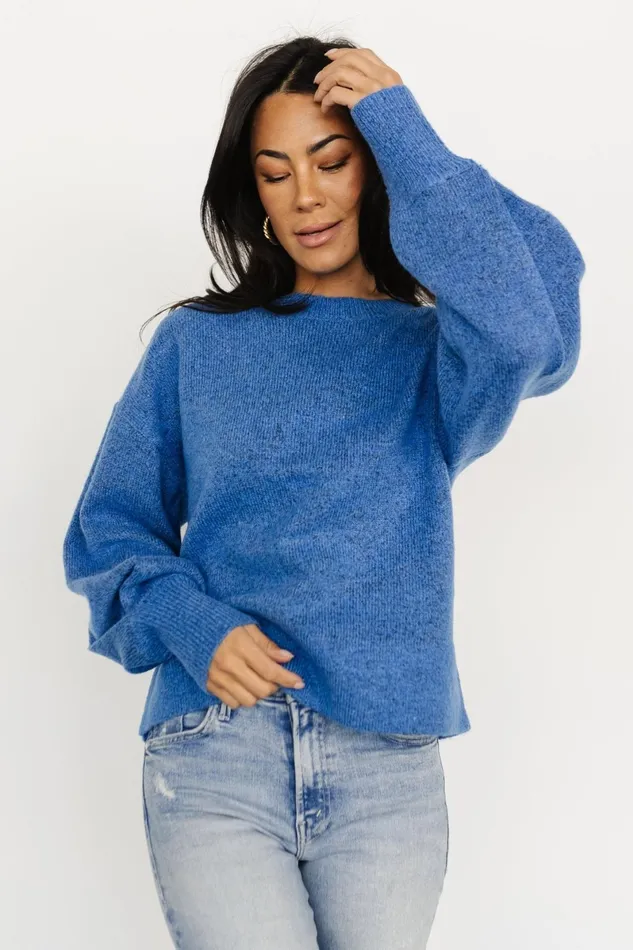 Lublin Sweater Blue Women Baltic Born Sweaters Lublin Sweater Blue Women Baltic Born Sweaters