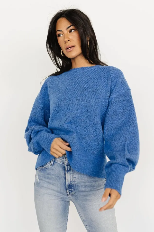 Lublin Sweater Blue Women Baltic Born Sweaters Lublin Sweater Blue Women Baltic Born Sweaters