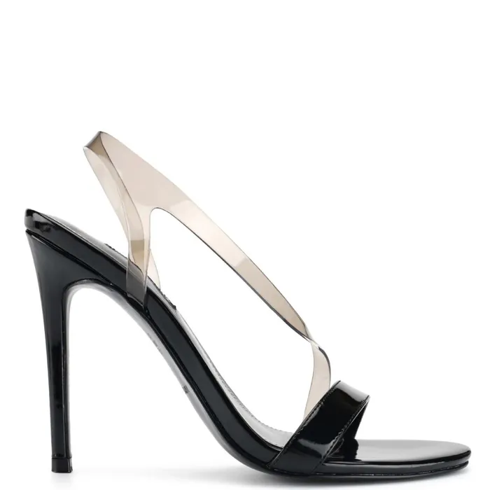Magee Heeled Slingback Sandals Blacksmoke Women Nine West Dress