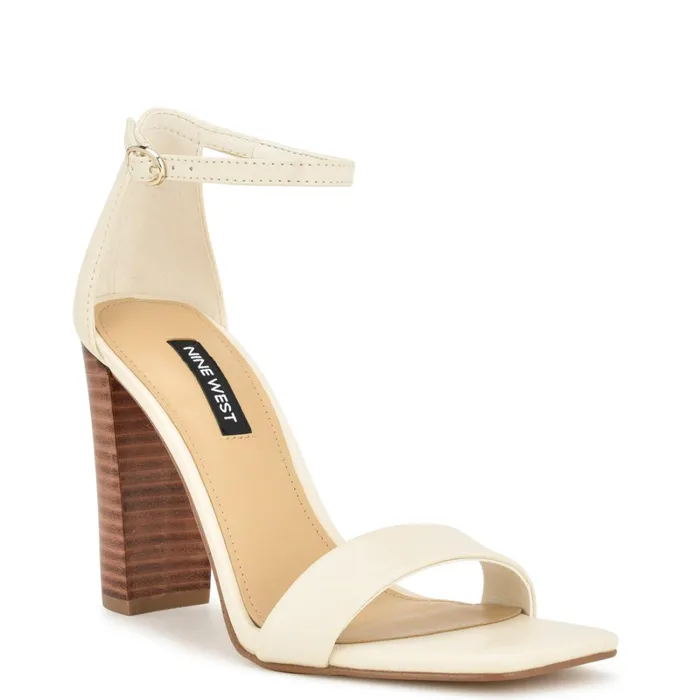 Marrie Ankle Strap Sandals Ivory Lace Women Nine West Dress Marrie Ankle Strap Sandals Ivory Lace Women Nine West Dress