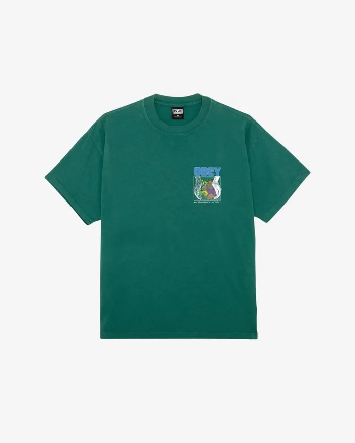 Men AN ABUNDANCE OF LIFE HEAVYWEIGHT TSHIRT Adventure Green OBEY Clothing TSHIRTS Men AN ABUNDANCE OF LIFE HEAVYWEIGHT TSHIRT Adventure Green OBEY Clothing TSHIRTS