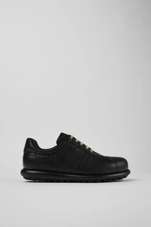 Men Camper Casual Shoes Pelotas Black Leather Shoes