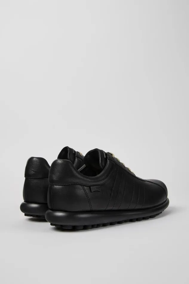 Men Camper Casual Shoes Pelotas Black Leather Shoes