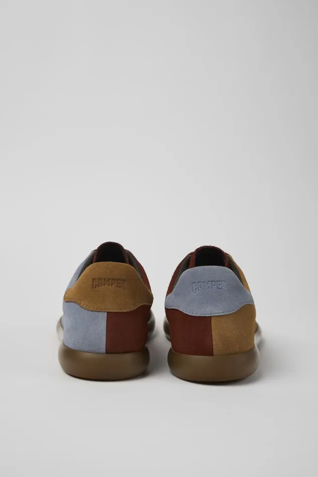 Men Camper Sneakers Twins Red And Brown Nubuck Sneaker Men Camper Sneakers Twins Red And Brown Nubuck Sneaker