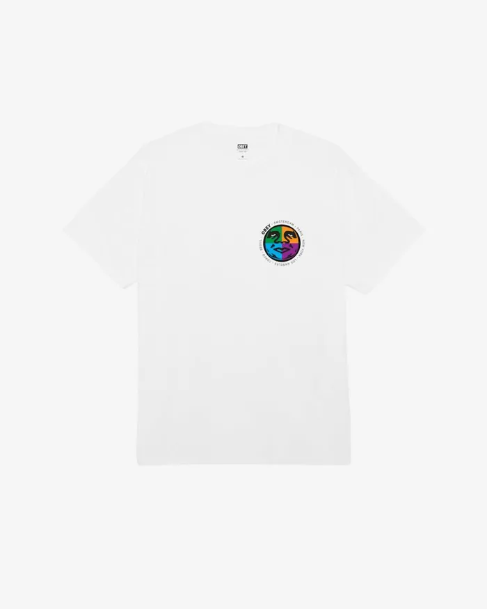 Men CITY BUILT CLASSIC TSHIRT White OBEY Clothing TSHIRTS