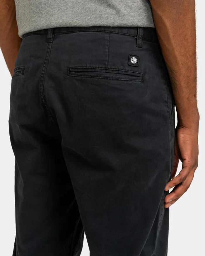 Men Element Pants and Shorts Howland Classic Chinos Flint Black Men Element Pants and Shorts Howland Classic Chinos Flint Black