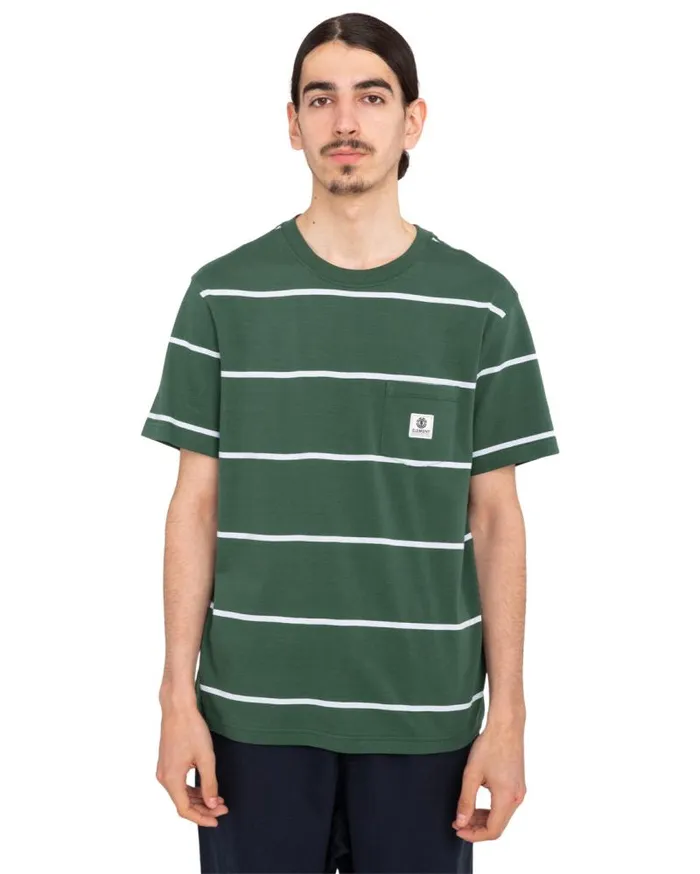 Men Element TShirts Basic Pocket TShirt Garden Topiary Stripes Men Element TShirts Basic Pocket TShirt Garden Topiary Stripes