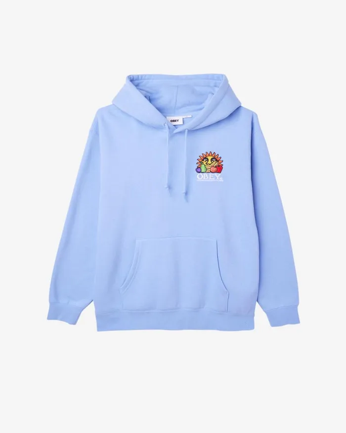 Men OUR LABOR PULLOVER Black OBEY Clothing SWEATSHIRTS