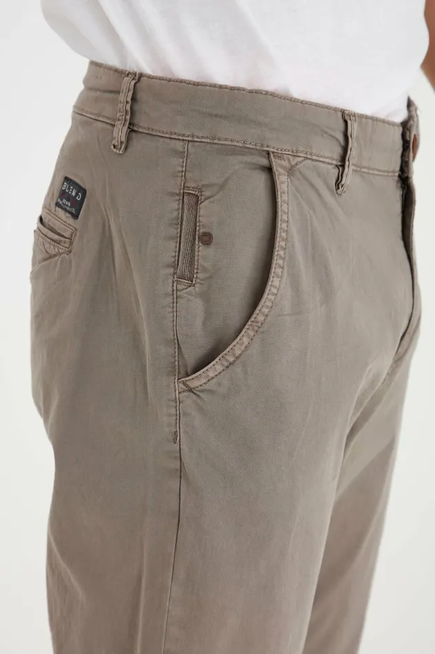 Men Pants Blend Casual Pants Granite