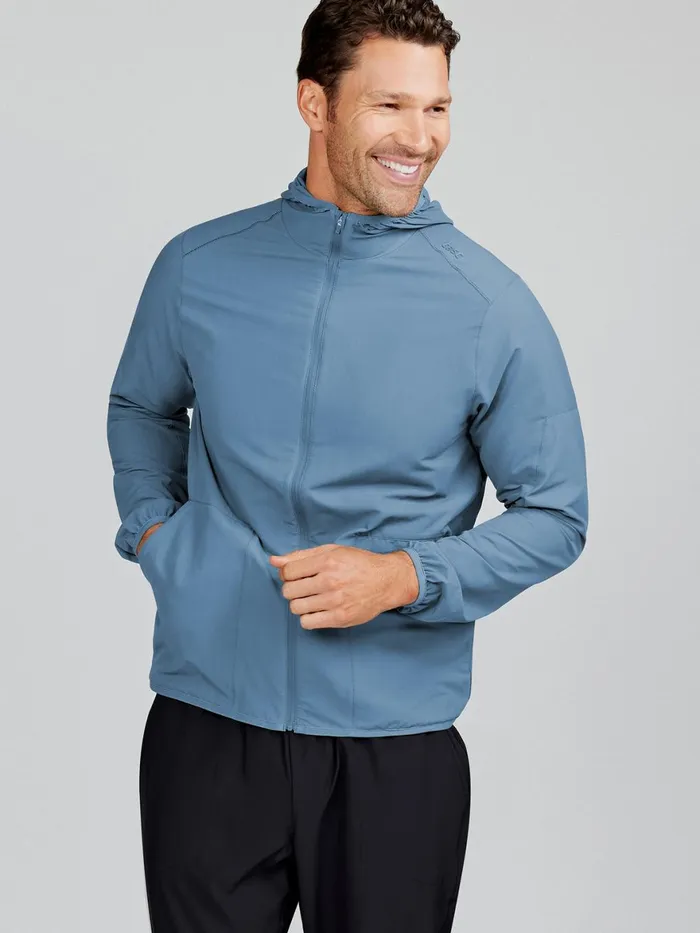 Men Swift Lightweight Hooded Windbreaker Jacket Tasc Performance Running Training