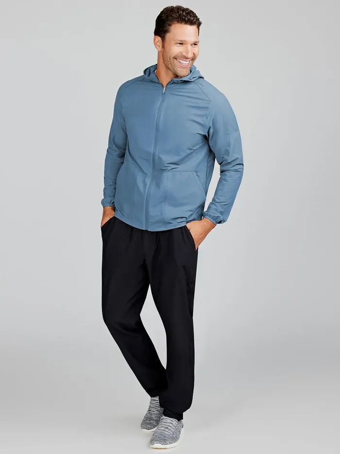 Men Swift Lightweight Hooded Windbreaker Jacket Tasc Performance Running Training