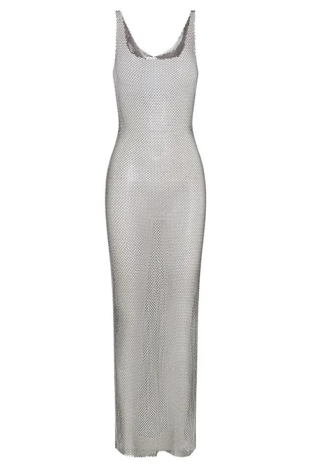 Meshki Bachelorette Delara Diamante Mesh Maxi Dress 8211 Black Black 8211 Women Meshki Bachelorette Delara Diamante Mesh Maxi Dress 8211 Black Black 8211 Women