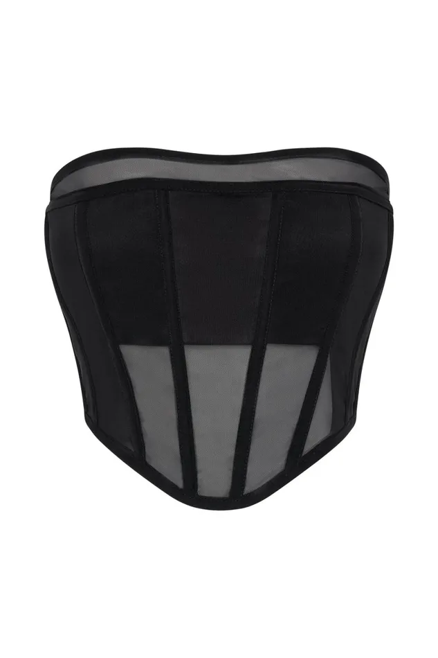 Meshki Corsets Helen Strapless Corset Bustier 8211 Black Black 8211 Women Meshki Corsets Helen Strapless Corset Bustier 8211 Black Black 8211 Women
