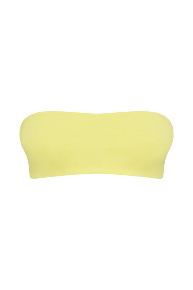 Meshki Crop Tops Mackenzie Bandeau 8211 Yellow Yellow 8211 Women