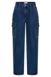 Meshki Denim Jagger Relaxed Denim Jean 8211 Dark Blue Darkblue 8211 Women