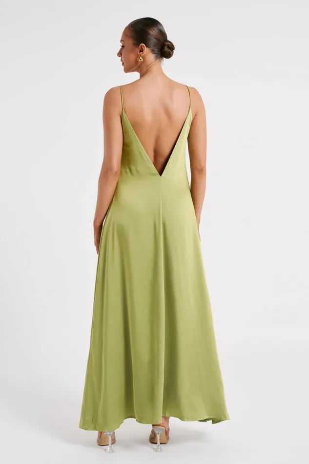 Meshki Maxi Dresses Beatrice Flowy Maxi Dress 8211 Parakeet Green Parakeetgreen 8211 Women