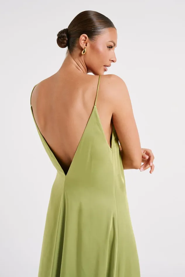 Meshki Maxi Dresses Beatrice Flowy Maxi Dress 8211 Parakeet Green Parakeetgreen 8211 Women