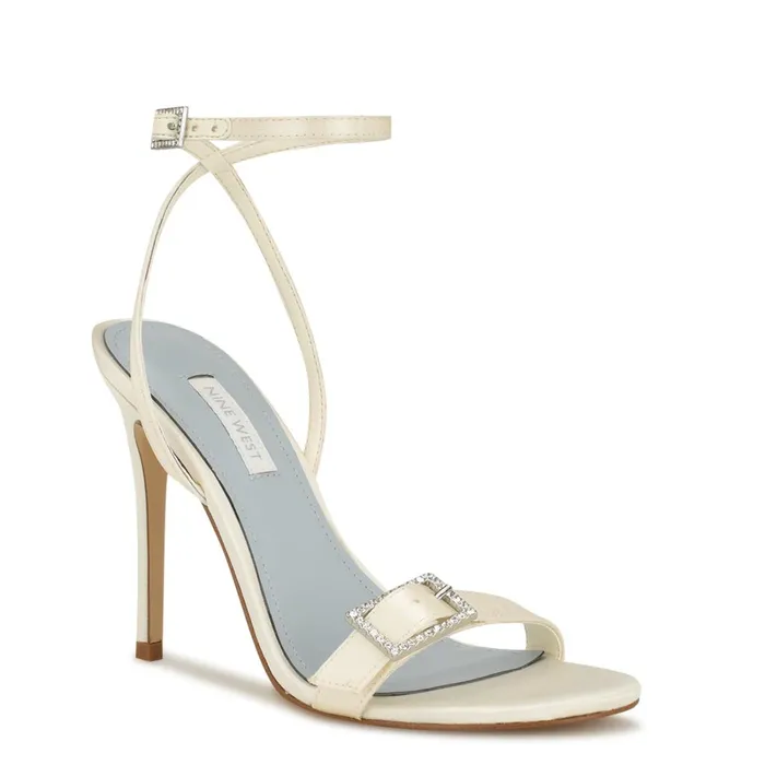 Moras Dress Sandals Ivory Women Nine West High Heels Moras Dress Sandals Ivory Women Nine West High Heels