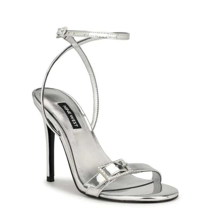 Moras Dress Sandals Silver Women Nine West Sandals Moras Dress Sandals Silver Women Nine West Sandals