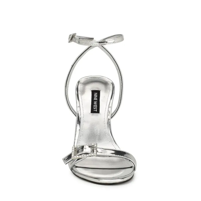 Moras Dress Sandals Silver Women Nine West Sandals Moras Dress Sandals Silver Women Nine West Sandals