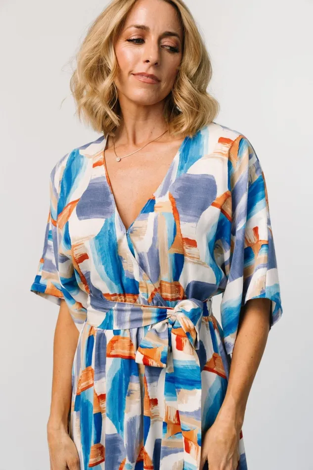 Morgan Maxi Dress Blue Print Women Baltic Born Maxi Dresses Morgan Maxi Dress Blue Print Women Baltic Born Maxi Dresses