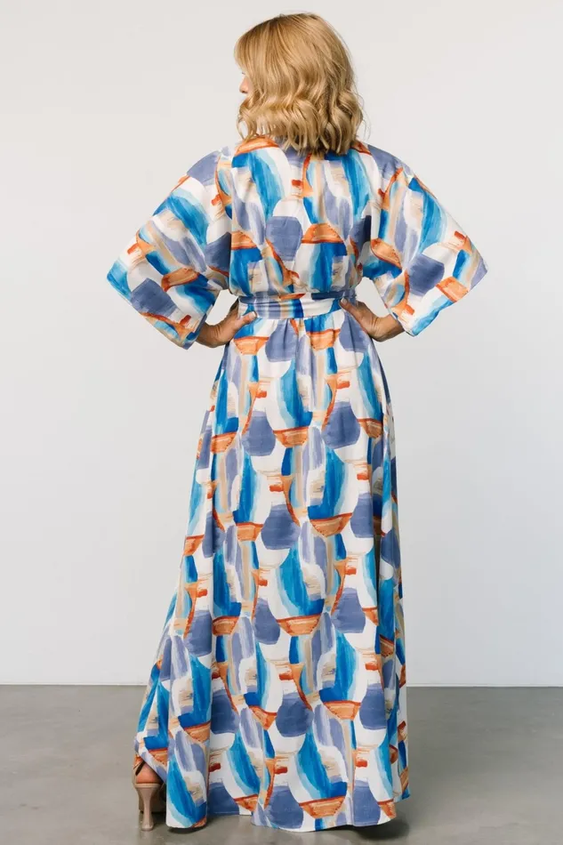 Morgan Maxi Dress Blue Print Women Baltic Born Maxi Dresses Morgan Maxi Dress Blue Print Women Baltic Born Maxi Dresses