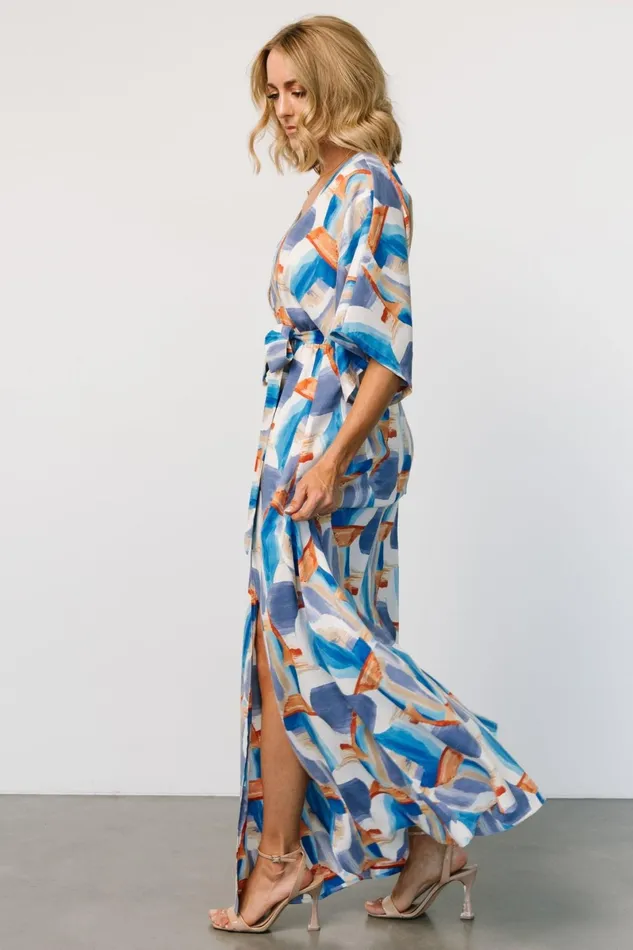 Morgan Maxi Dress Blue Print Women Baltic Born Maxi Dresses Morgan Maxi Dress Blue Print Women Baltic Born Maxi Dresses