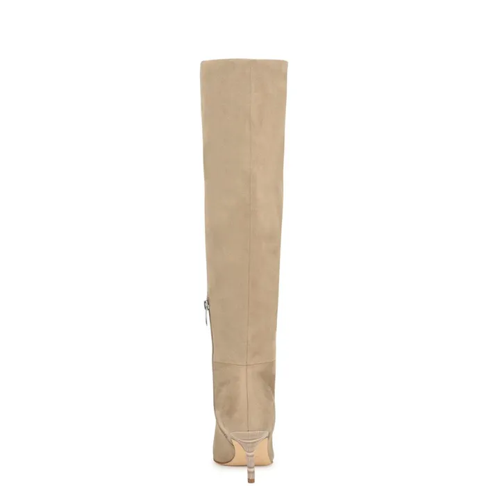 Myfin Dress Boots Natural Women Nine West Boots and Booties Myfin Dress Boots Natural Women Nine West Boots and Booties