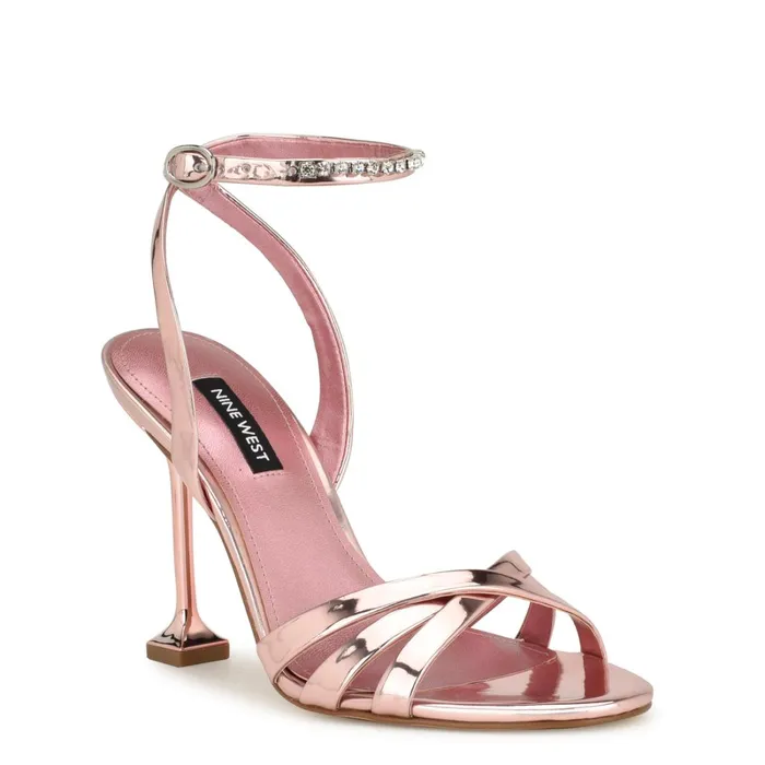 Noras Dress Sandals Medium Pink Women Nine West Sandals Noras Dress Sandals Medium Pink Women Nine West Sandals