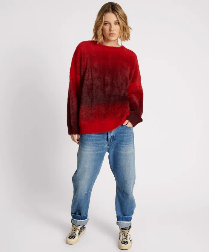 One Teaspoon Knitwear BURNING SUNSET OMBRE KNIT SWEATER 8211 Women One Teaspoon Knitwear BURNING SUNSET OMBRE KNIT SWEATER 8211 Women
