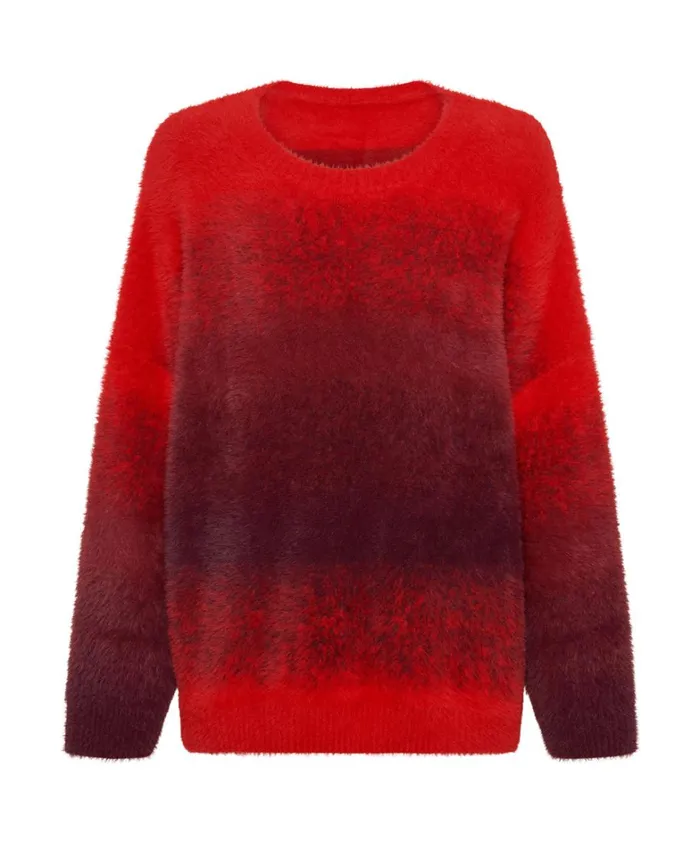 One Teaspoon Knitwear BURNING SUNSET OMBRE KNIT SWEATER 8211 Women One Teaspoon Knitwear BURNING SUNSET OMBRE KNIT SWEATER 8211 Women