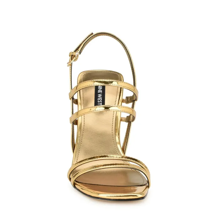 Penla Strappy Sandals Bronze Women Nine West Dress Penla Strappy Sandals Bronze Women Nine West Dress