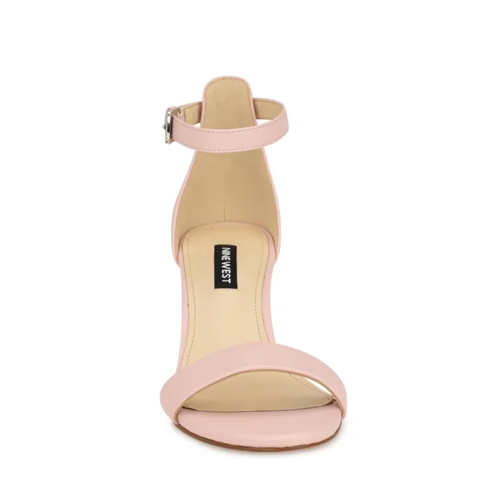 Pruce Ankle Strap Block Heel Sandals Light Pink Women Nine West Dress Pruce Ankle Strap Block Heel Sandals Light Pink Women Nine West Dress