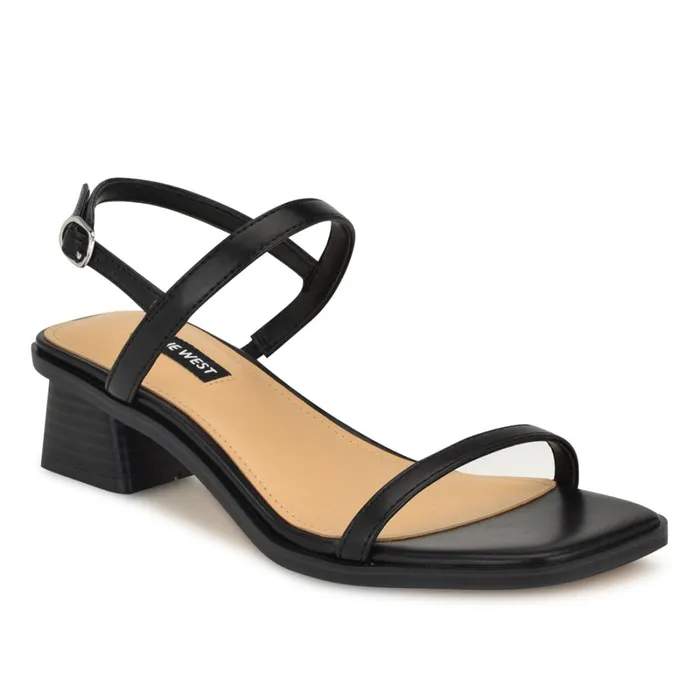 Purdy Block Heel Sandals Black Women Nine West Dress Purdy Block Heel Sandals Black Women Nine West Dress