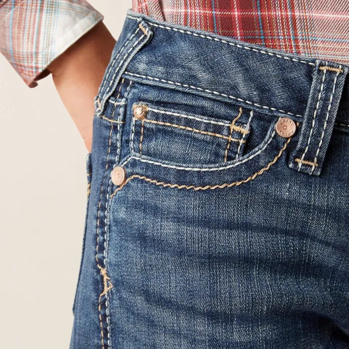 REAL Everlee Boot Cut Jean Chill Blue Kids Ariat Jeans REAL Everlee Boot Cut Jean Chill Blue Kids Ariat Jeans