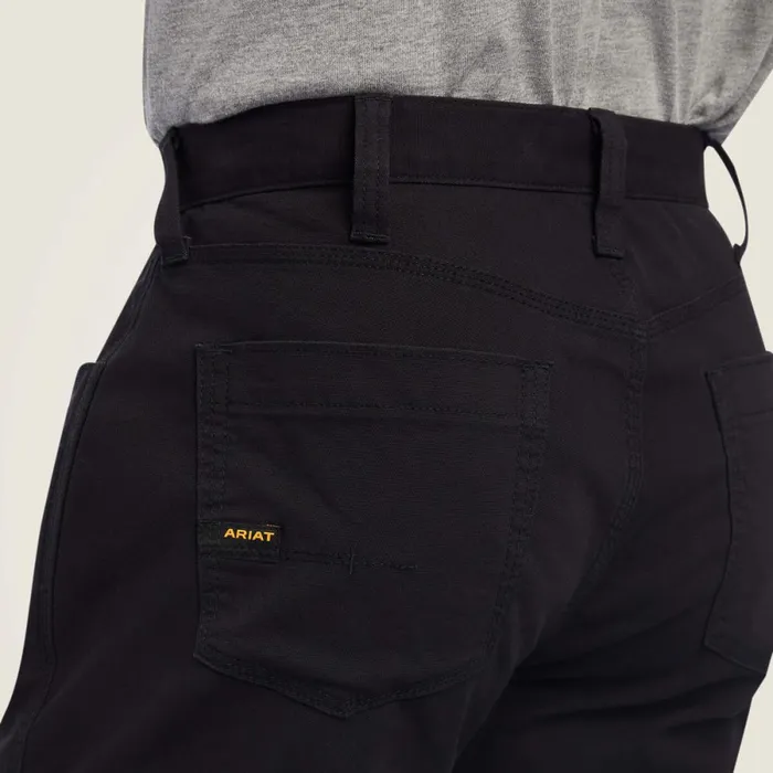 Rebar M4 Low Rise DuraStretch Made Tough Stackable Straight Leg Pant Black Men Ariat Pants and Shorts Rebar M4 Low Rise DuraStretch Made Tough Stackable Straight Leg Pant Black Men Ariat Pants and Shorts