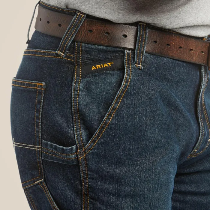 Rebar M4 Low Rise DuraStretch Workhorse Boot Cut Jean Phantom Men Ariat Denim Rebar M4 Low Rise DuraStretch Workhorse Boot Cut Jean Phantom Men Ariat Denim