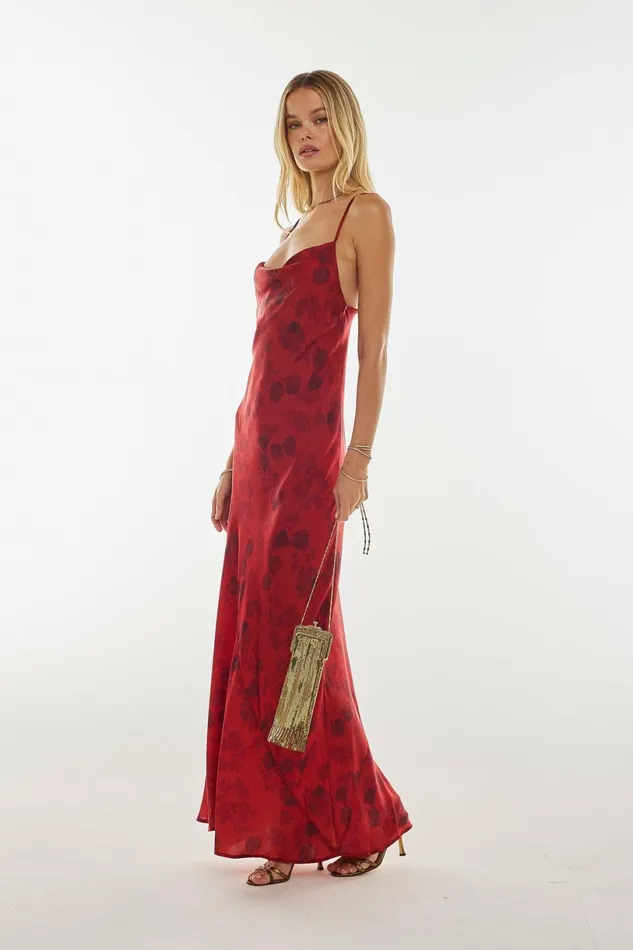 RESA Maxi Dress Margot Maxi In Red Currant 8211 Women